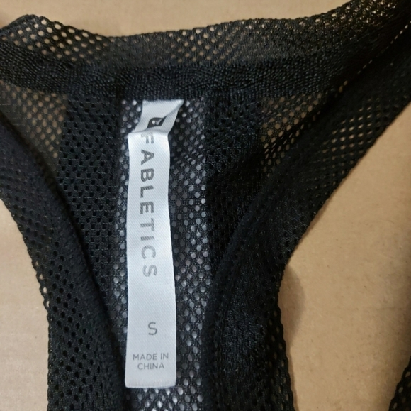 Fabletics Racerback Netted Floral Tank - Picture 5 of 6